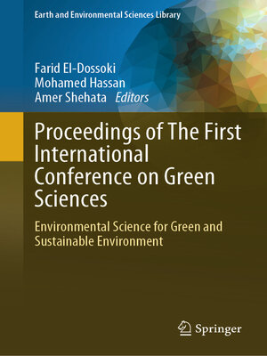 cover image of Proceedings of the First International Conference on Green Sciences